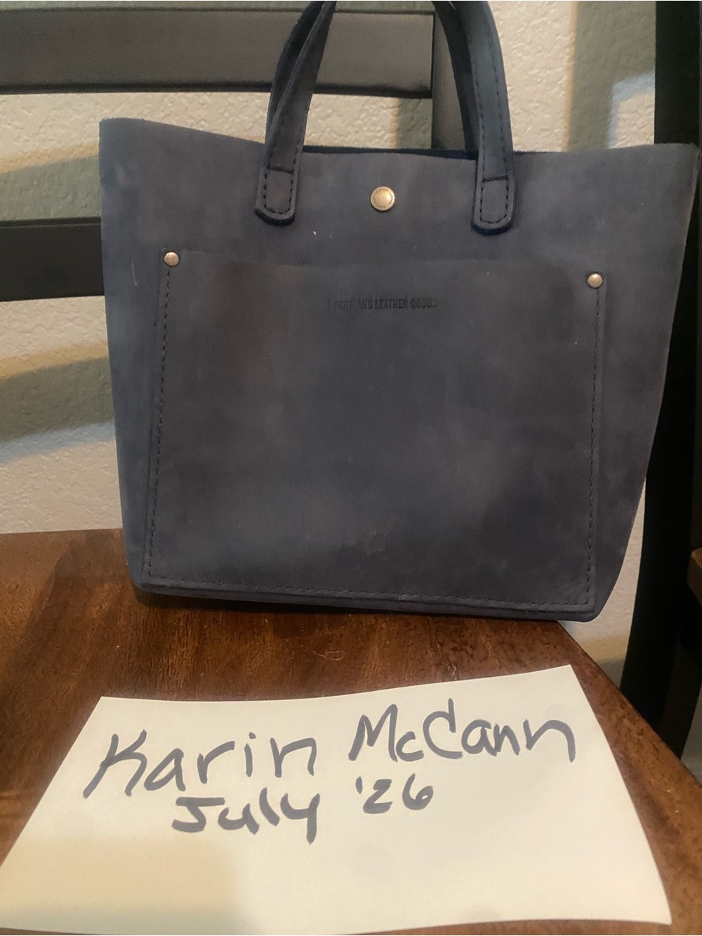 Deep water mini crossbody: Portland Leather goods